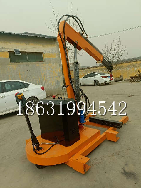 永靖乡自卸车厢随车吊 自制轮式四不像起重机 四驱平板吊 5吨 贵盛